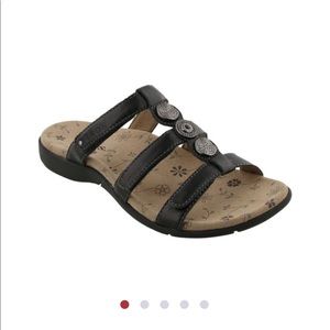 Taos Black Sandals